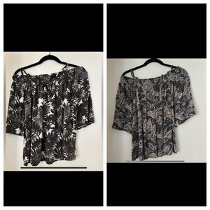 SUZY SHIER 2 for 1 off the shoulder tops